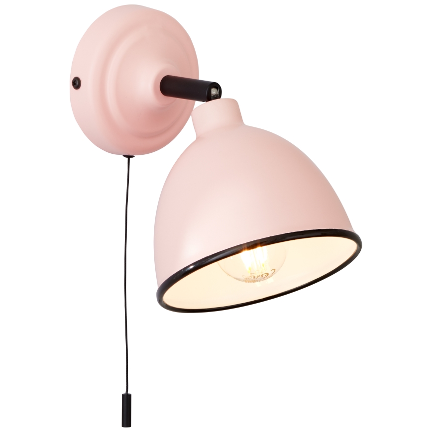 Brilliant - Wall spotlight TELIO 1xE14/28W/230V pink