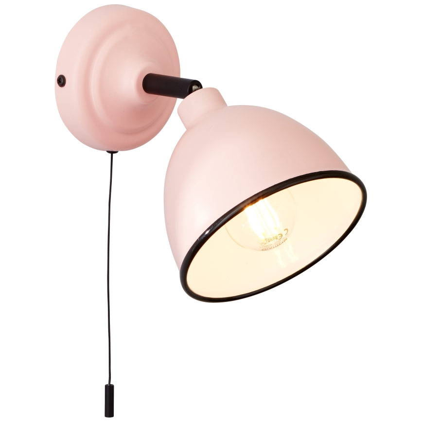 Brilliant - Wall spotlight TELIO 1xE14/28W/230V pink