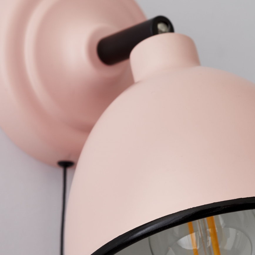 Brilliant - Wall spotlight TELIO 1xE14/28W/230V pink