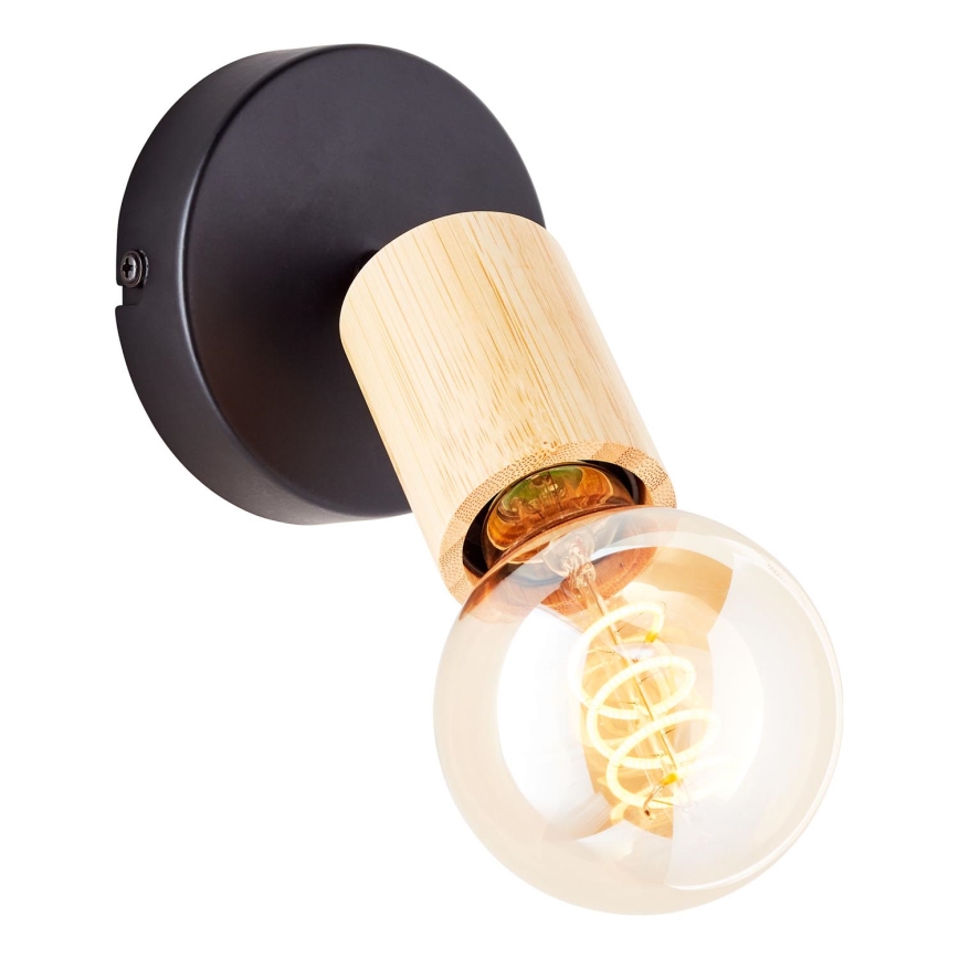 Brilliant - Wall spotlight TIFFANY 1xE27/28W/230V bamboo