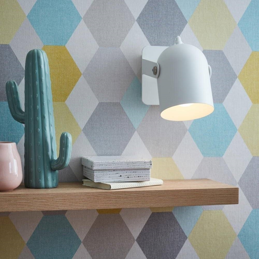Brilliant - Wall spotlight YAN 1xE27/40W/230V white