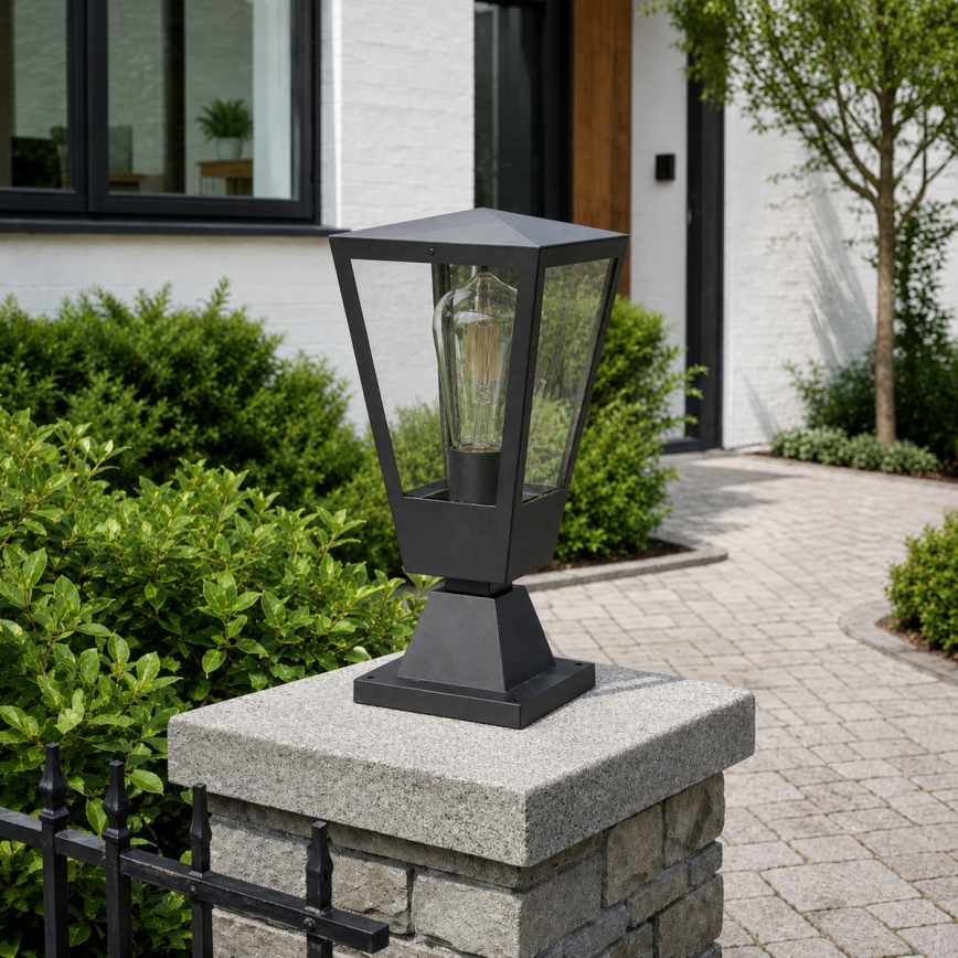 Brilliant - WESTDLIFF Outdoor Lamp 1xE27/20W/230V 30,7 cm IP44 Anthracite