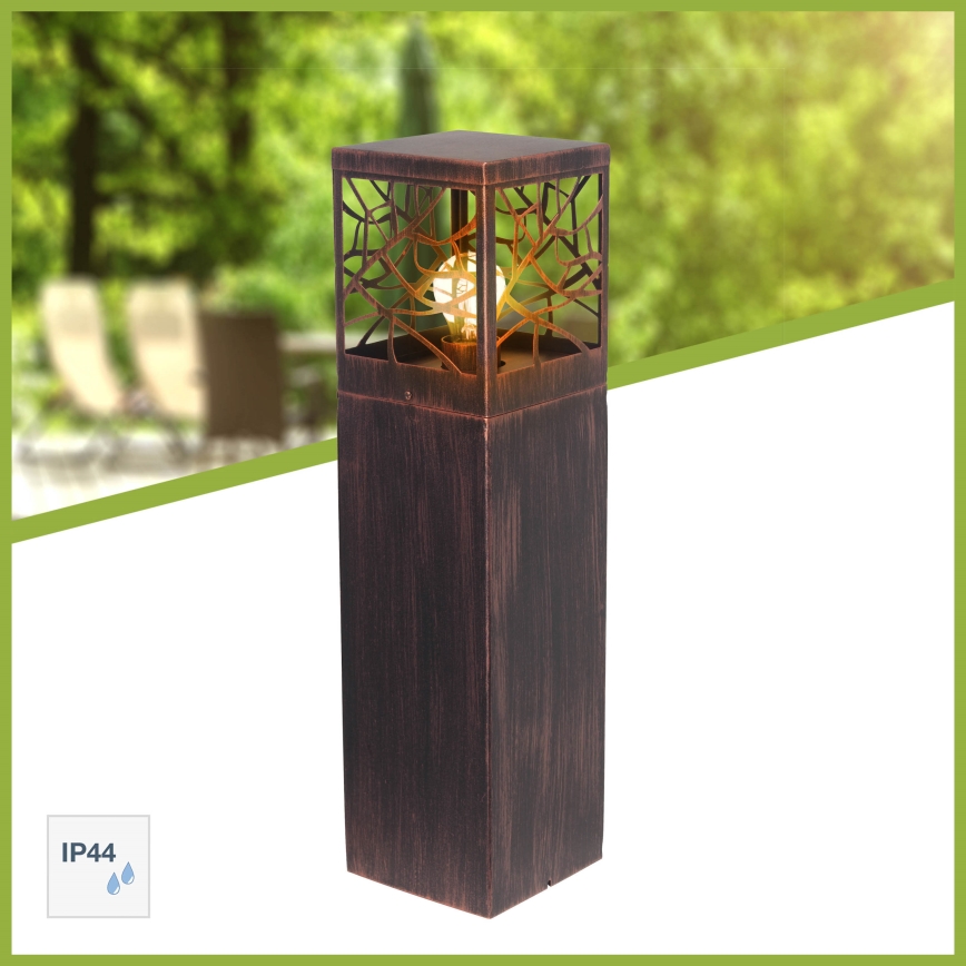Brilliant - WHITNEY Outdoor Lamp 1xE27/52W/230V IP44 Patina/Copper