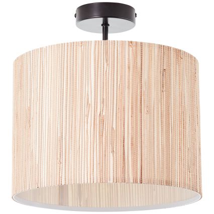 Brilliant - WIMEA ceiling light 1xE27/52W/230V Ø 30 cm black/beige