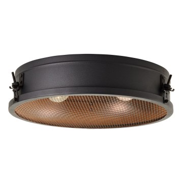 Brilliant - ZOIS ceiling light, 2x E27 (28W) / 230V, Ø 42 cm, black