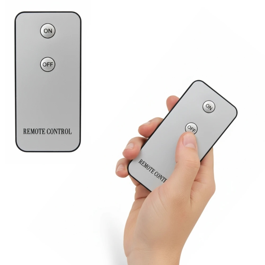 BRILLO 3x LED Candle Set, cream, LED/3xAAA, with remote control