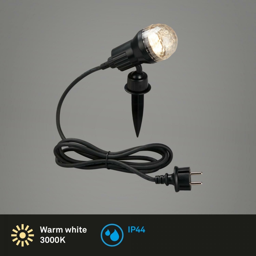 Brilo 3078-015 - LED Outdoor light TERRA 1xGU10/3W/230V IP44