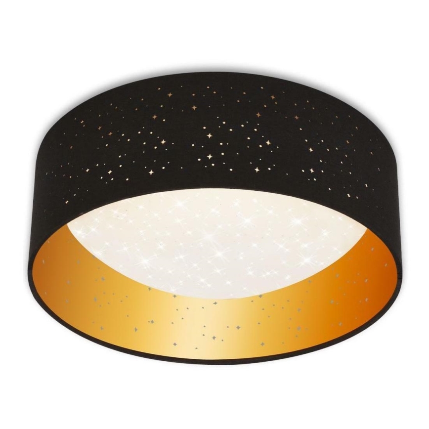 Brilo 3482-015 - LED Ceiling light MAILA STARRY LED/12W/230V black/gold