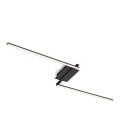 Brilo 3500-015 - LED Surface-mounted chandelier STAFF 2xLED/6W/230V black