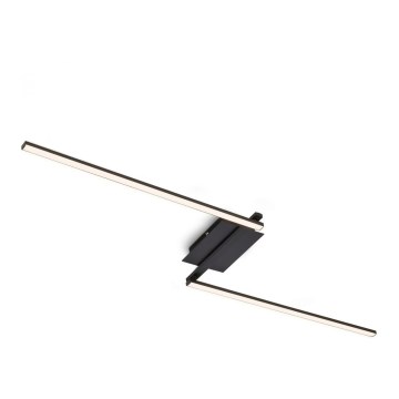 Brilo 3500-015 - LED Surface-mounted chandelier STAFF 2xLED/6W/230V black