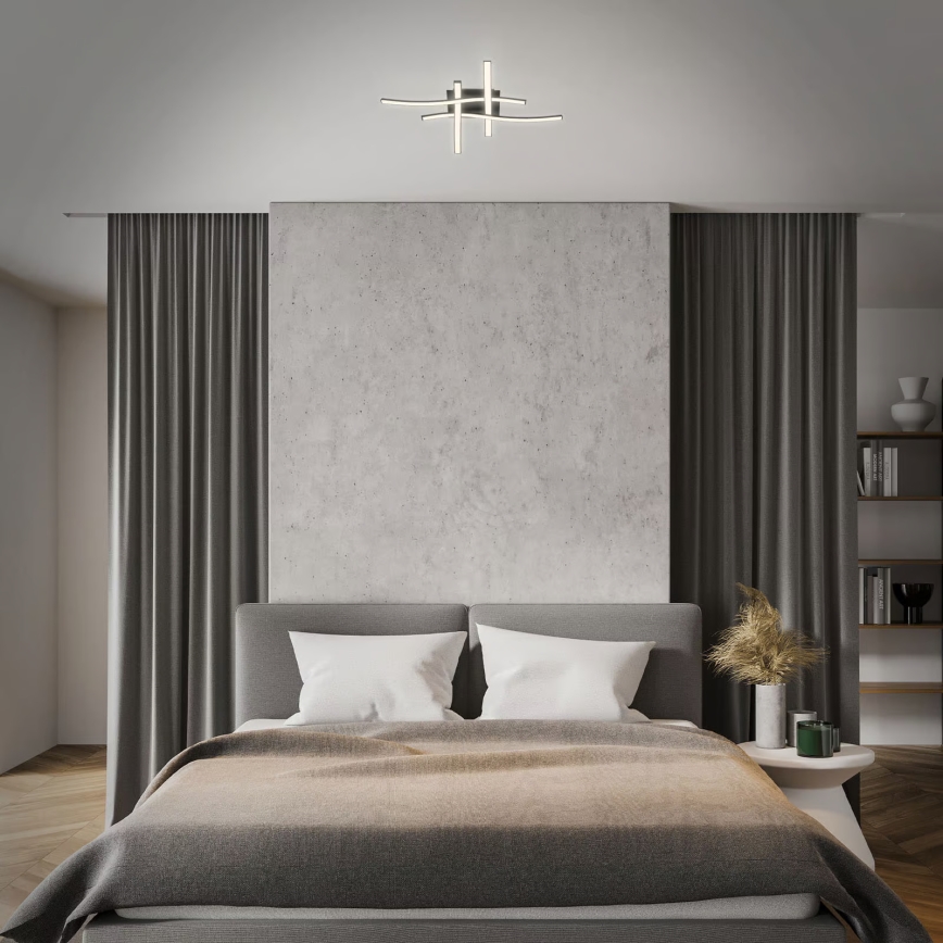 Brilo 3677-045 - LED Ceiling Light, 14.4W, 230V, Black