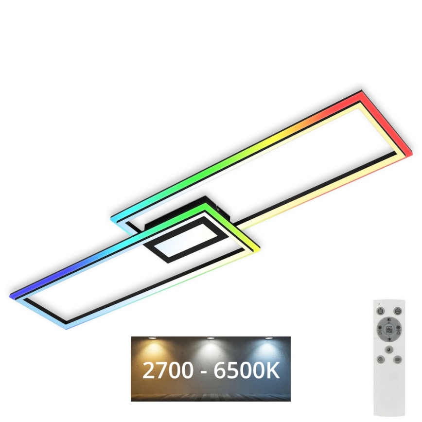 Brilo 3735-015 - LED RGBW Dimmable surface-mounted chandelier FRAME LED/41W/230V 2700-6500K + remote control