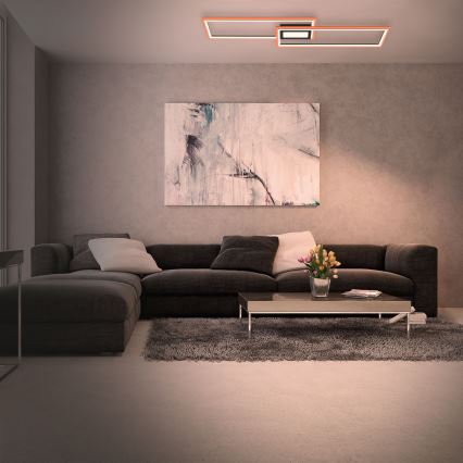 Brilo 3735-015 - LED RGBW Dimmable surface-mounted chandelier FRAME LED/41W/230V 2700-6500K + remote control