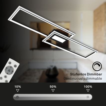 Brilo 3735-015 - LED RGBW Dimmable surface-mounted chandelier FRAME LED/41W/230V 2700-6500K + remote control