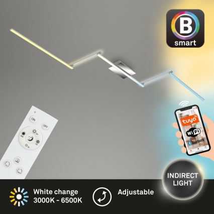 Brilo 3737-018 - LED Dimmable ceiling light SMART LED/24W/230V 3000-6500K Wi-Fi Tuya + remote control
