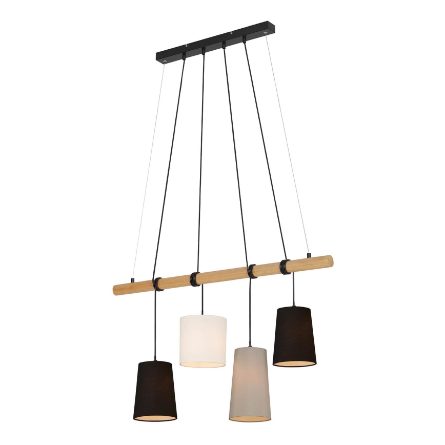 Brilo 4021-045 - Chandelier on a string BAR 4xE14/25W/230V
