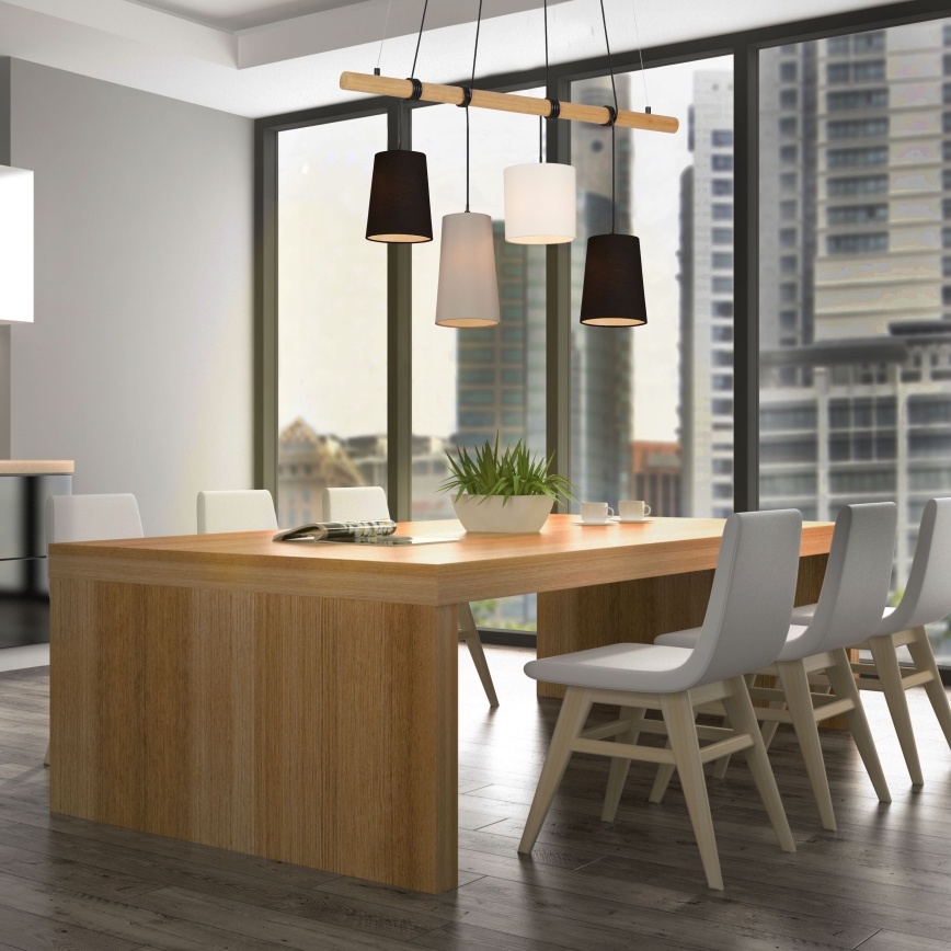 Brilo 4021-045 - Chandelier on a string BAR 4xE14/25W/230V