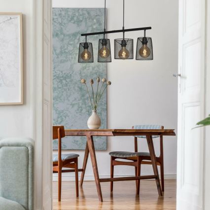 Brilo 4026-045 - Chandelier on a string RETRO 4xE27/60W/230V