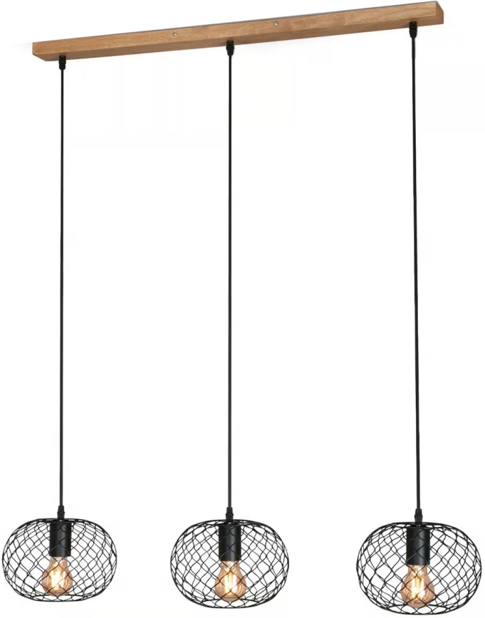 Brilo 4037-035 - Cable-suspended pendant light 3xE27/40W/230V
