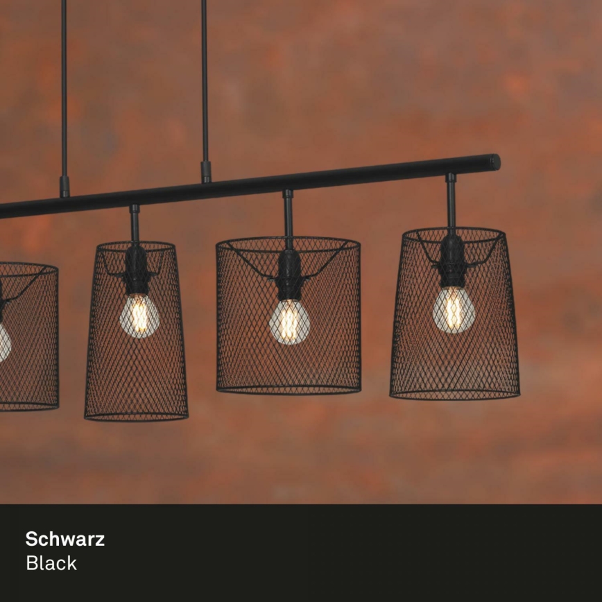 Brilo 4076-055 - Chandelier on a string RETRO 5xE14/40W/230V