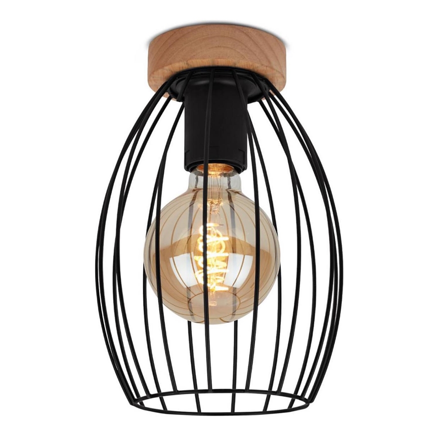Brilo - Ceiling light WAKTU 1xE27/60W/230V rubber tree