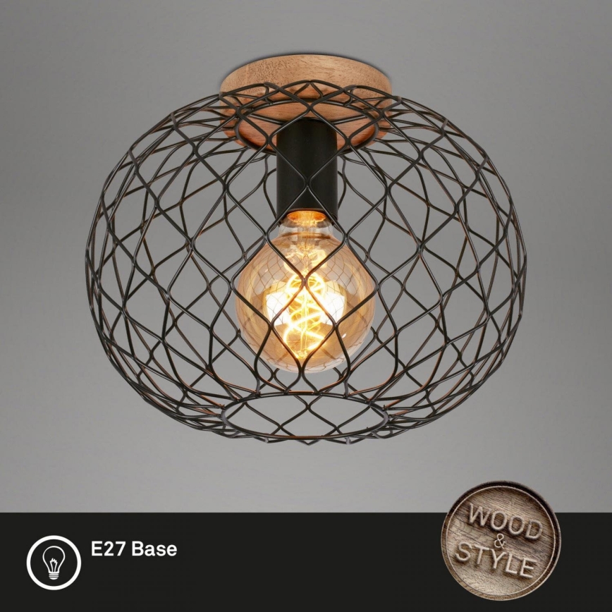 Brilo - Ceiling light WINKI 1xE27/40W/230V rubber tree
