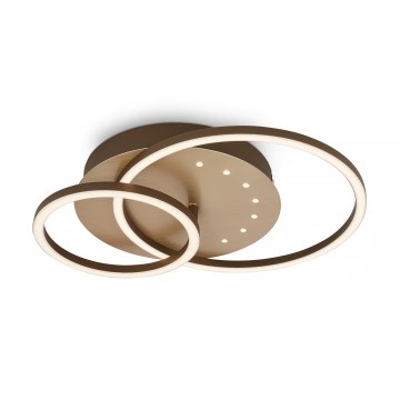 Brilo - Dimmable LED Ceiling Light, 26W/230V, 3000K, Brown