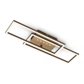 Brilo - Dimmable LED Ceiling Light, 30W, 230V, 3000K, Brown