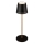 Brilo - KIKI LED Dimmable Rechargeable Touch Outdoor Table Lamp LED/2,6W/5V IP44 2600 mAh Black