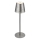 Brilo - KIKI LED Dimmable Rechargeable Touch Outdoor Table Lamp LED/2,6W/5V IP44 2600 mAh Silver