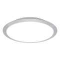 Brilo - LED Bathroom Ceiling Light CTS LED/21W/230V 3000/4000K IP44 dia. 37 cm matte chrome