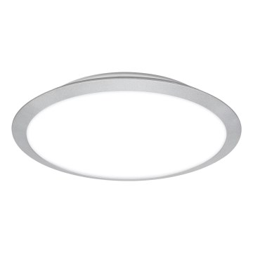 Brilo - LED Bathroom Ceiling Light CTS LED/21W/230V 3000/4000K IP44 Ø 37 cm Matte Chrome