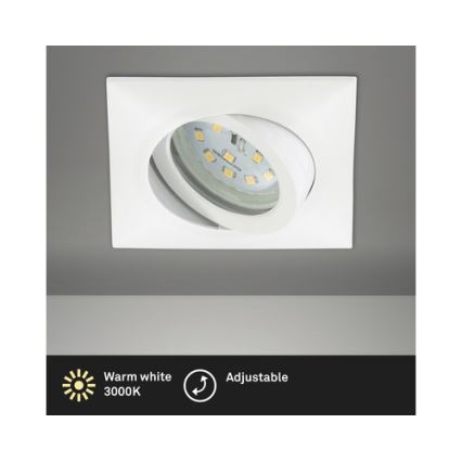 Brilo - LED Bathroom recessed light LED/5W/230V IP23 white