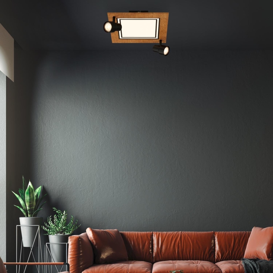 Brilo - LED Ceiling light LED/12W/230V + 2xGU10/9W 3000K