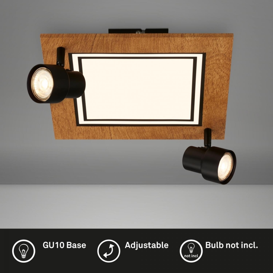 Brilo - LED Ceiling light LED/12W/230V + 2xGU10/9W 3000K