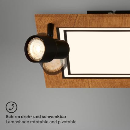 Brilo - LED Ceiling light LED/12W/230V + 2xGU10/9W 3000K