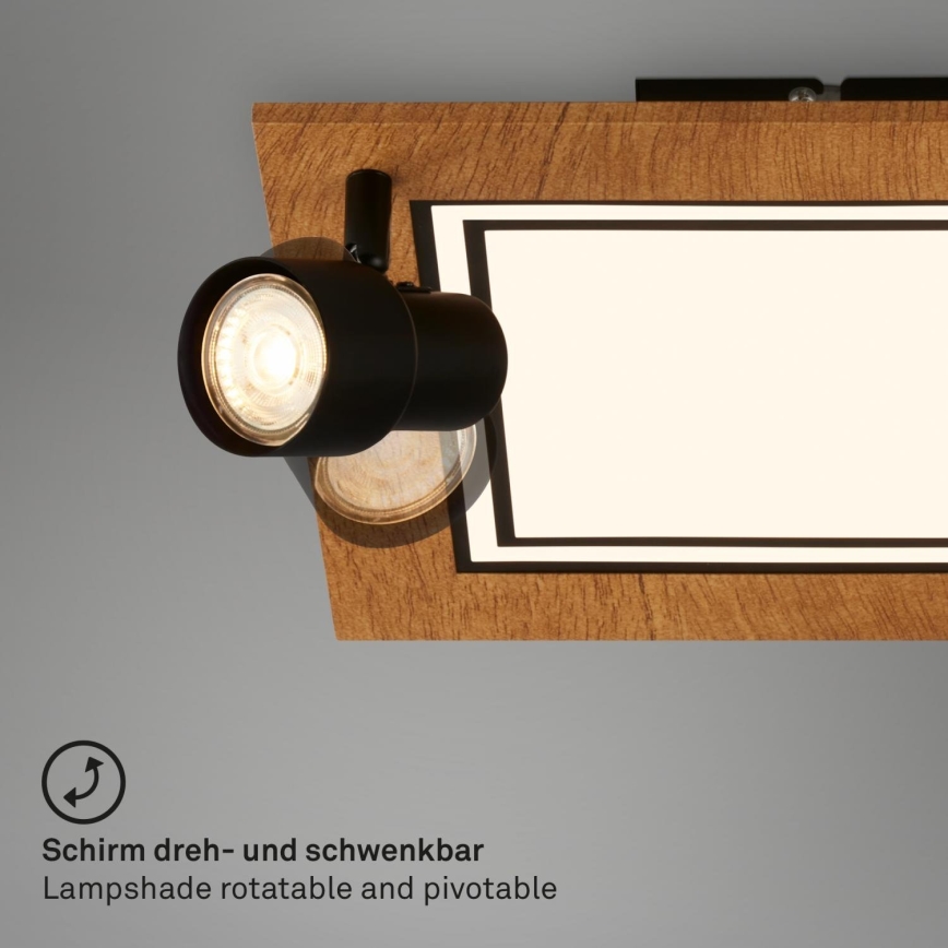 Brilo - LED Ceiling light LED/12W/230V + 2xGU10/9W 3000K