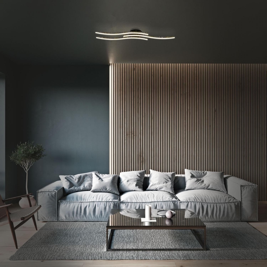 Brilo - LED Ceiling light LED/19W/230V 3000K black