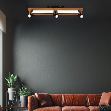 Brilo - LED Ceiling light LED/24W/230V + 3xGU10/9W 3000K