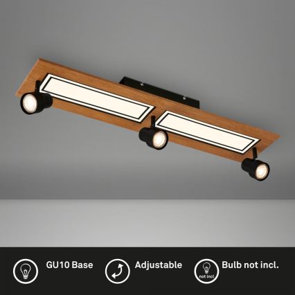 Brilo - LED Ceiling light LED/24W/230V + 3xGU10/9W 3000K