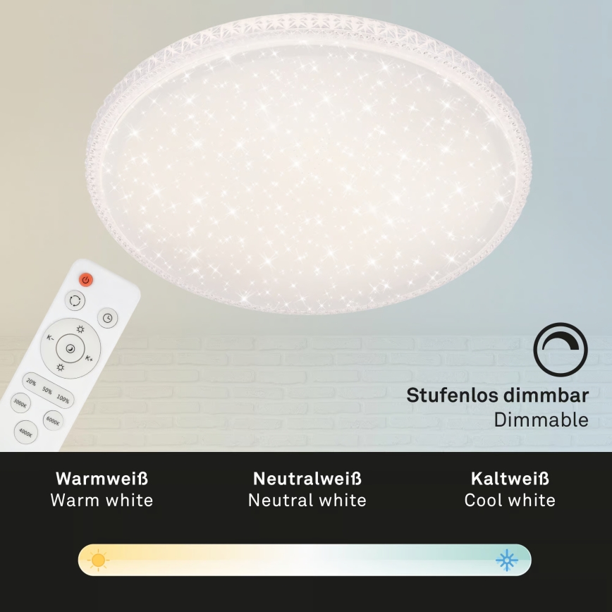 Brilo - LED Ceiling Light LED/48W/230V Ø 60 cm