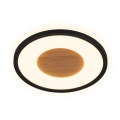 Brilo - LED Ceiling Light SUFIT WOOD LED/18W/230V 3000K Ø 29 cm