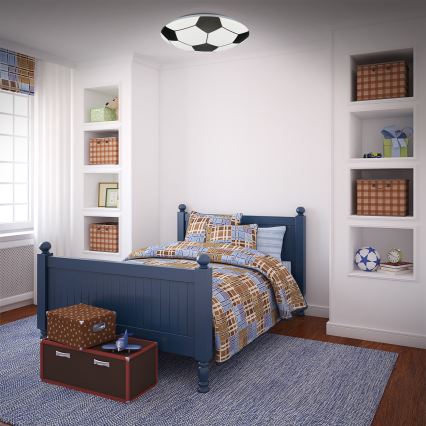 Brilo - LED Children's ceiling light FOTBALL LED/12W/230V
