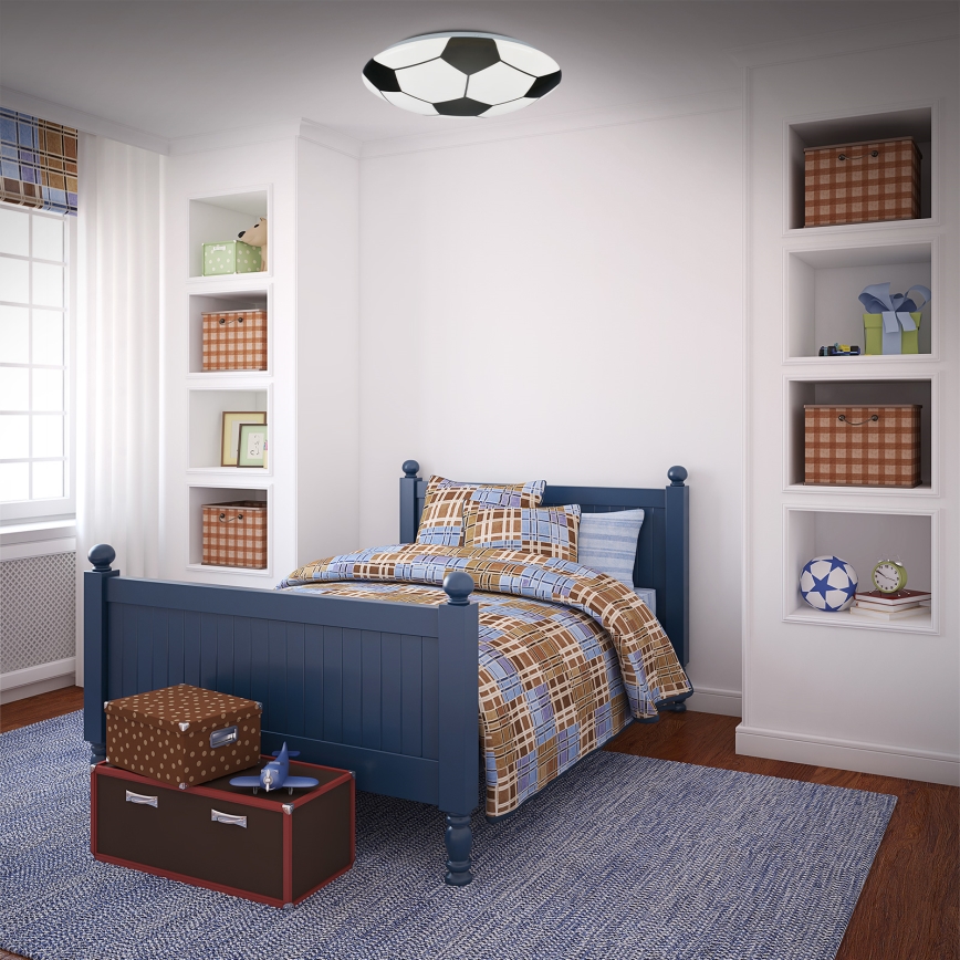 Brilo - LED Children's ceiling light FOTBALL LED/12W/230V
