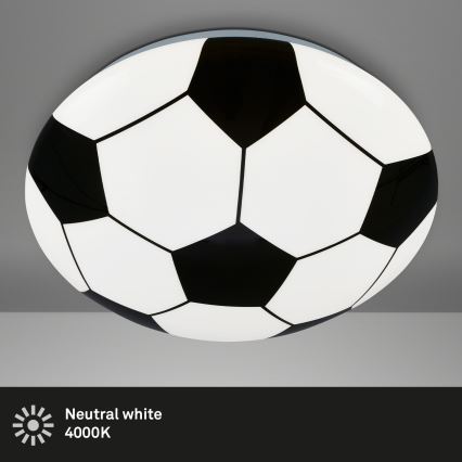 Brilo - LED Children's ceiling light FOTBALL LED/12W/230V