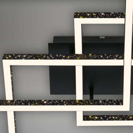 Brilo - LED Dimmable ceiling light FRAME LED/57W/230V 3000K black