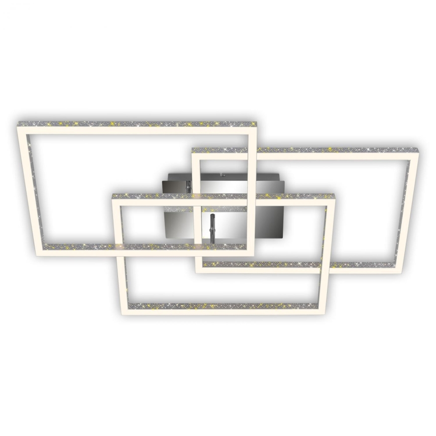 Brilo - LED Dimmable ceiling light FRAME LED/57W/230V 3000K matte chrome