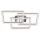 Brilo - LED Dimmable ceiling light FRAME LED/57W/230V 3000K matte chrome