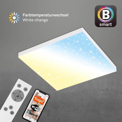 Brilo - LED Dimmable ceiling light FRAMELESS LED/24W/230V 3000-6500K Wi-Fi Tuya + remote control