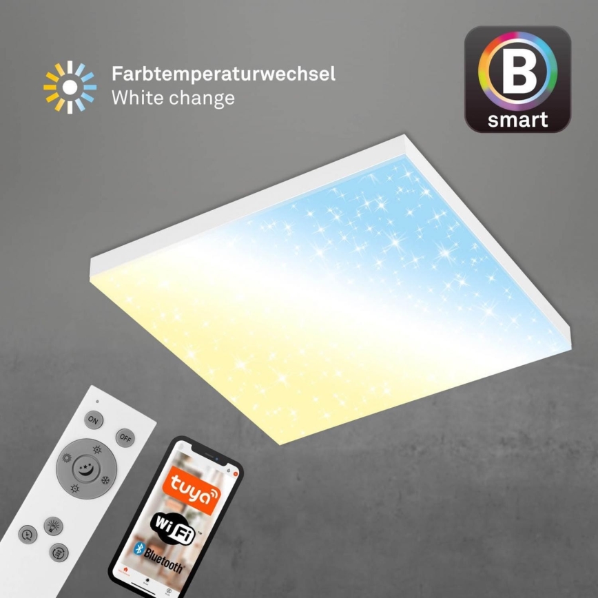 Brilo - LED Dimmable ceiling light FRAMELESS LED/24W/230V 3000-6500K Wi-Fi Tuya + remote control